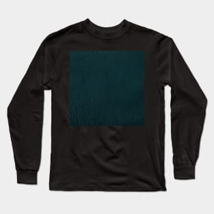 Green leather Long Sleeve T-Shirt